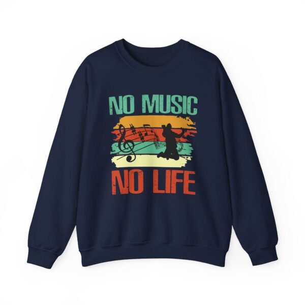 No Music No Life Crewneck Sweatshirt - Image 13