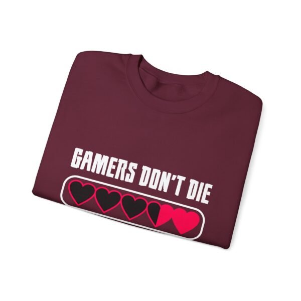 Gamers Don't Die Crewneck Sweatshirt - Image 9