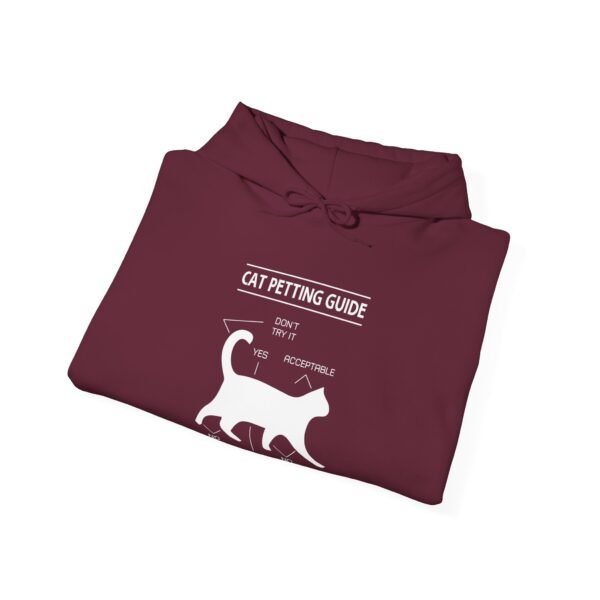 Cat Petting Guide Hooded Sweatshirt - Image 9