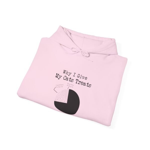Why I Give My Cats Treats Hooded Sweatshirt - Image 34