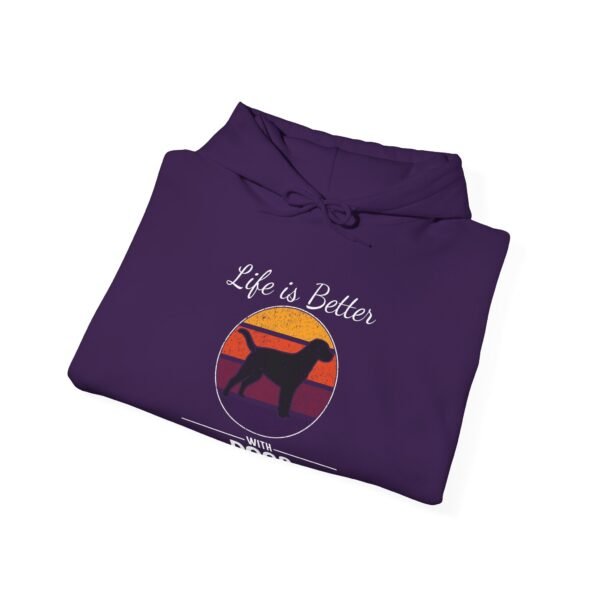 Life is Better with Dogs Hooded Sweatshirt - Image 24