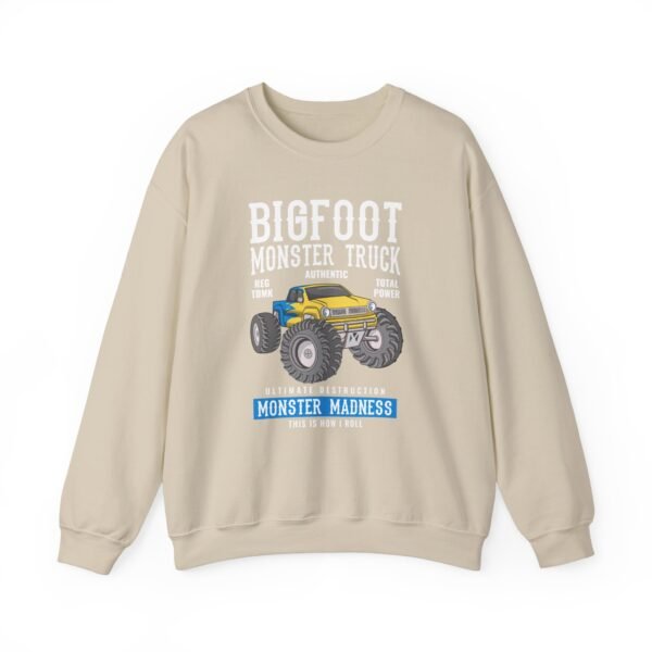 Bigfoot Monster Truck Crewneck Sweatshirt - Image 13
