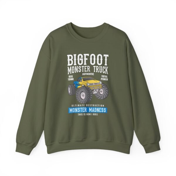 Bigfoot Monster Truck Crewneck Sweatshirt - Image 4