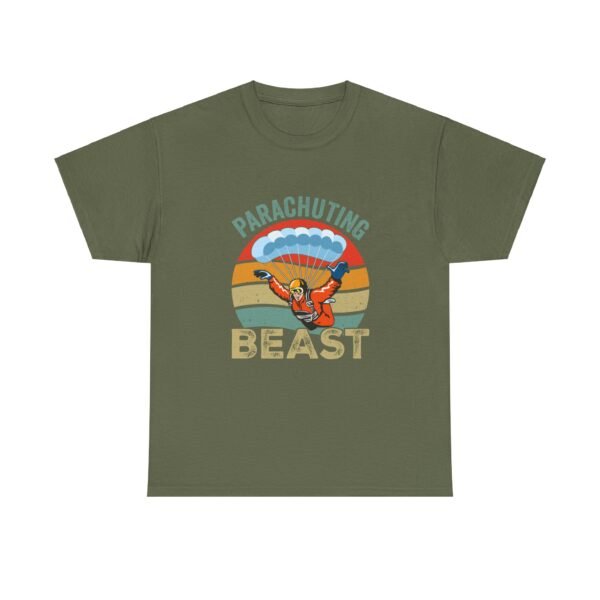 Parachuting Beast Cotton T Shirt