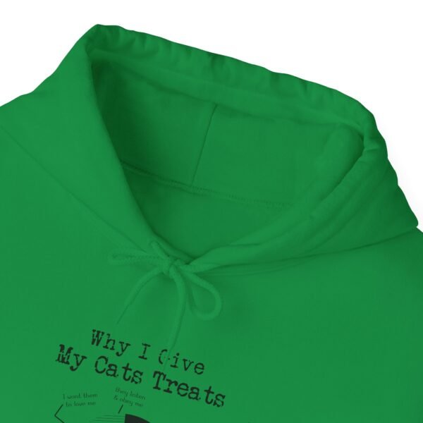Why I Give My Cats Treats Hooded Sweatshirt - Image 25