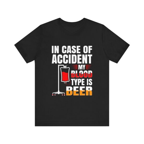 In Case of Accident Beer Short Sleeve Tee