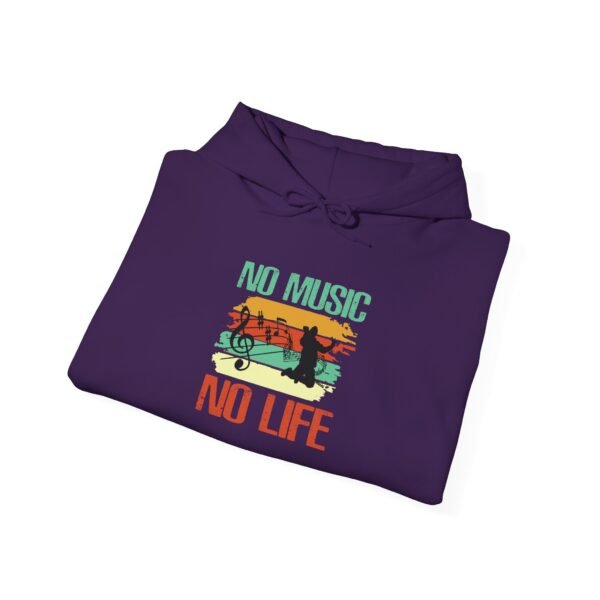 No Music No Life Hooded Sweatshirt - Image 9