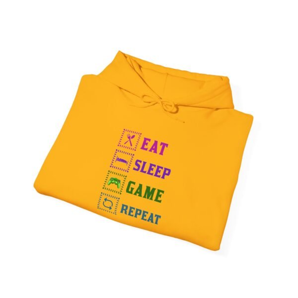 Eat Sleep Game Repeat Hoddie - Image 39
