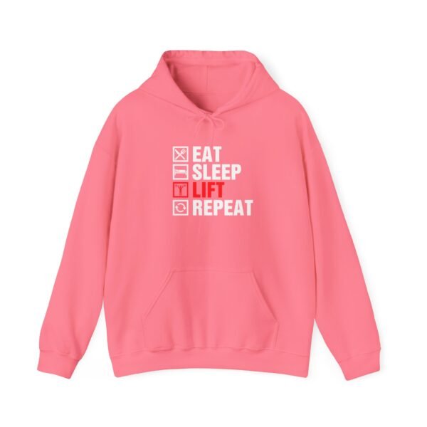 Eat Sleep Lift Repeat Hoodie - Image 21