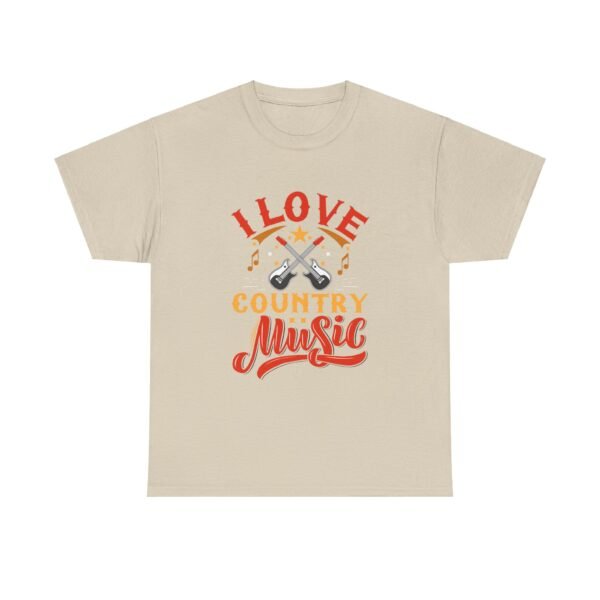 I Love Country Music Cotton Tee - Image 16