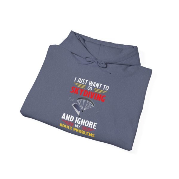 I Just Want To Go Skydiving Hoodie - Image 24