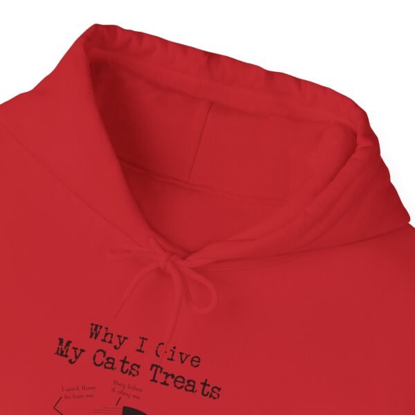 Why I Give My Cats Treats Hooded Sweatshirt - Image 30
