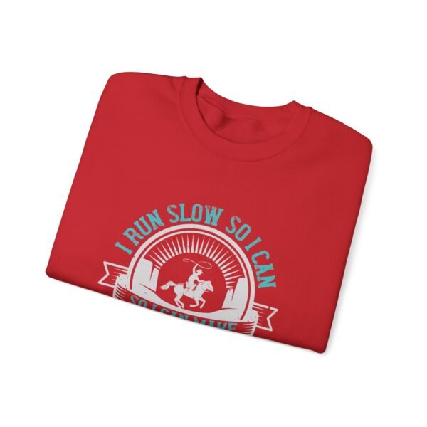 I Run Slow Crewneck Sweatshirt - Image 9