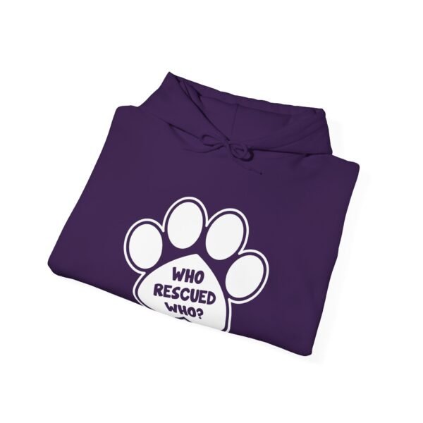 Who Rescured Who Hooded Sweatshirt - Image 28