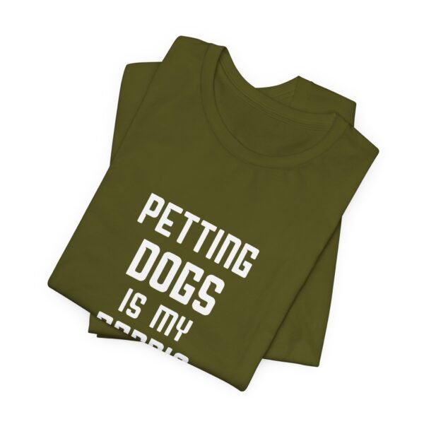 Petting Dogs is My Cardio Short Sleeve Tee - Image 38