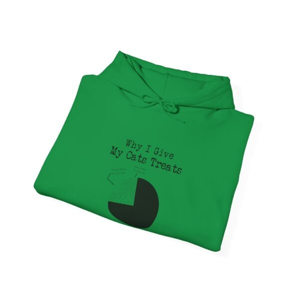 Why I Give My Cats Treats Hooded Sweatshirt - Image 24