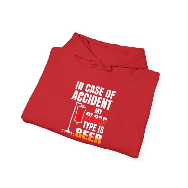 In Case of Accident Beer Hooded Sweatshirt - Image 34