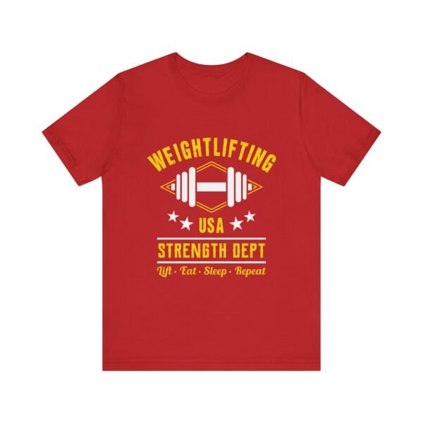 Weightlifting Strength Department Short Sleeve T-Shirt - Image 36