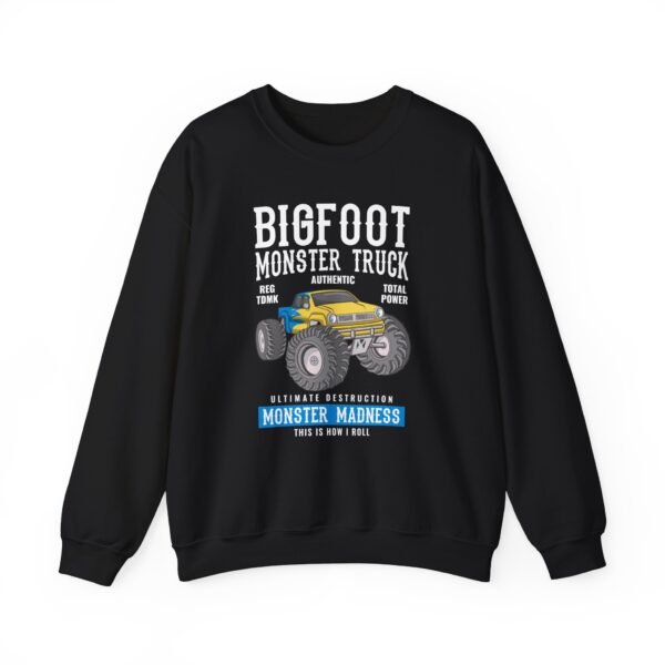 Bigfoot Monster Truck Crewneck Sweatshirt - Image 10