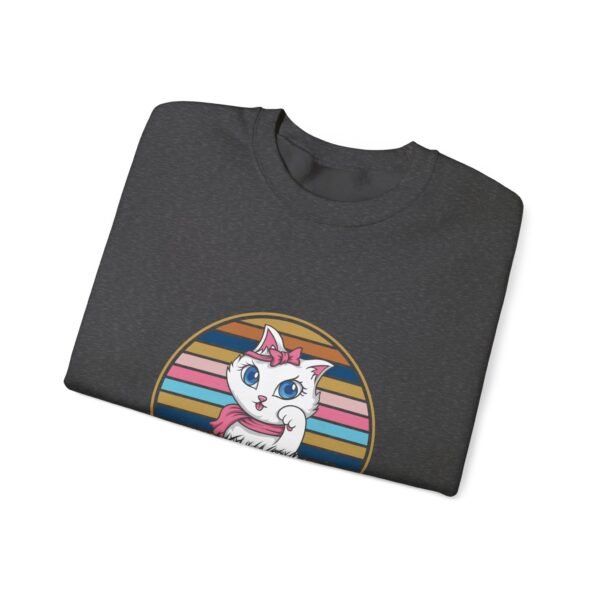 Cat Mom The Legend Crewneck Sweatshirt - Image 3