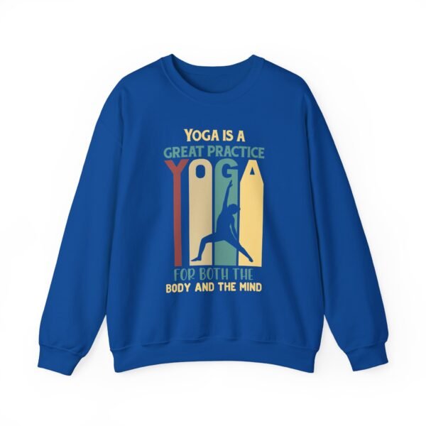 Yoga is For The Body and Mind Crewneck Sweatshirt - Image 7