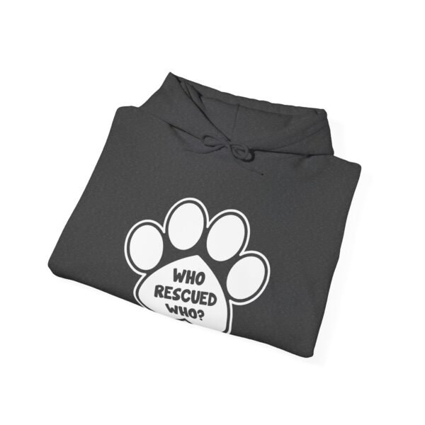 Who Rescured Who Hooded Sweatshirt - Image 4