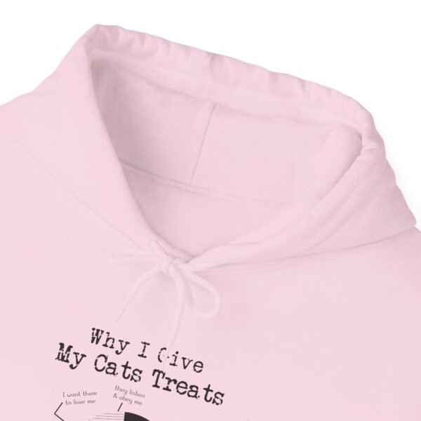 Why I Give My Cats Treats Hooded Sweatshirt - Image 35