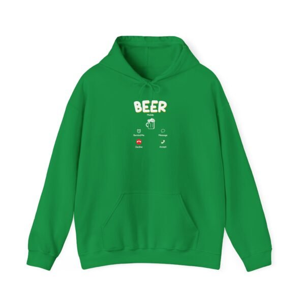 Beer Mobile Hooded Sweatshirt - Image 6