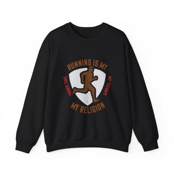 Running is My Religion Crewneck Sweatshirt - Image 10