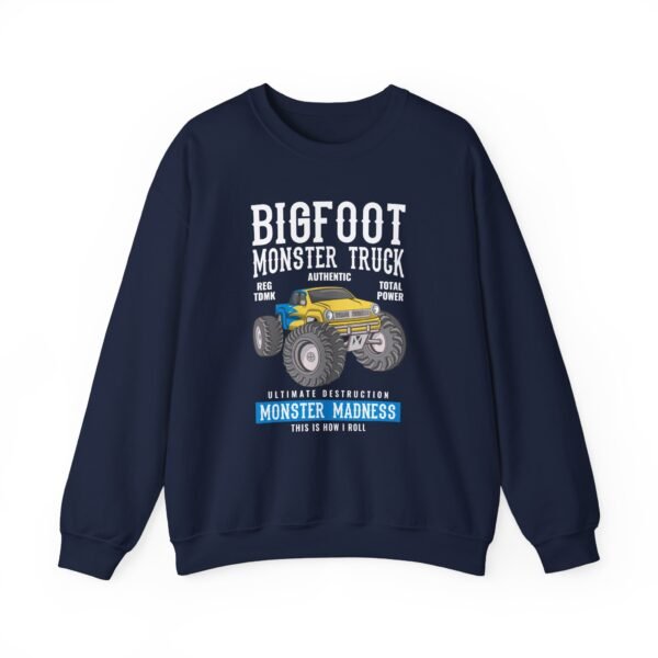 Bigfoot Monster Truck Crewneck Sweatshirt - Image 28