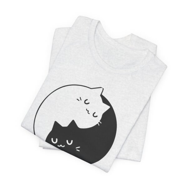 Yin Yang Cats Short Sleeve Tee - Image 28