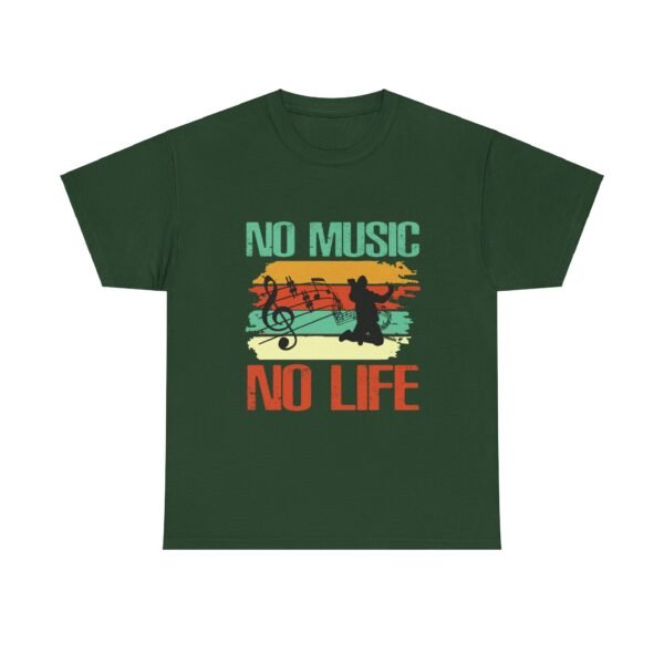 No Music No Life Heavy Cotton Tee - Image 11