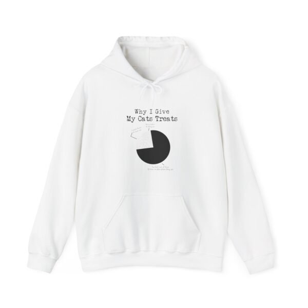 Why I Give My Cats Treats Hooded Sweatshirt - Image 16