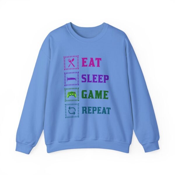 Eat Sleep Game Repeat Crewneck Sweatshirt