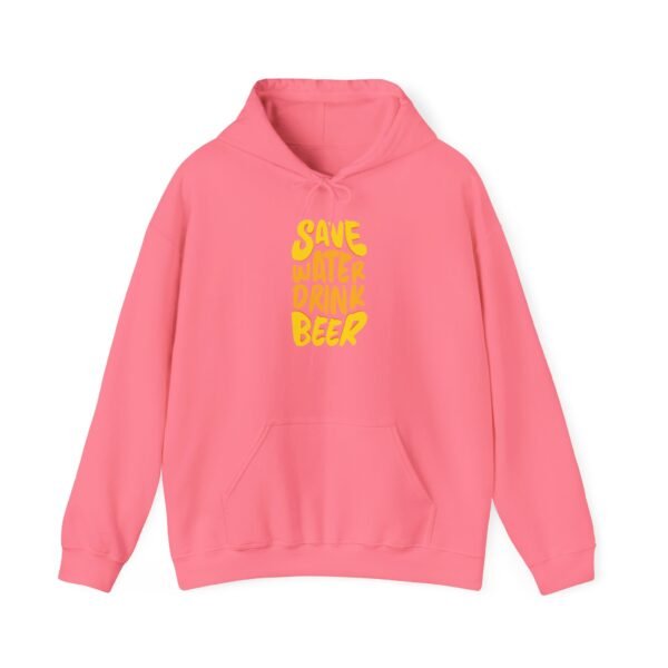 Save Water Drink Beer Hooded Sweatshirt - Image 21