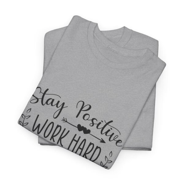 Stay Positive Cotton T Shirt - Image 3
