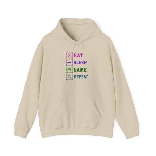 Eat Sleep Game Repeat Hoddie - Image 26