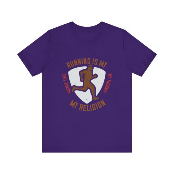 Running is my Religion Short Sleeve T Shirt - Image 25