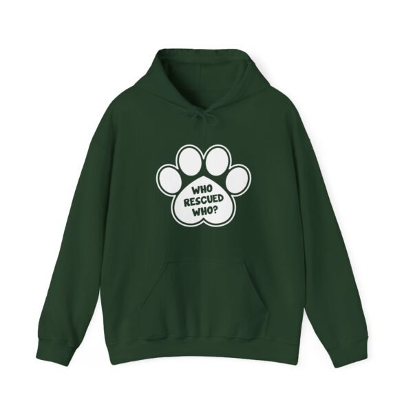Who Rescured Who Hooded Sweatshirt - Image 37