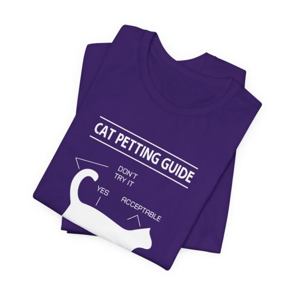 Cat Petting Guide Short Sleeve Tee - Image 43