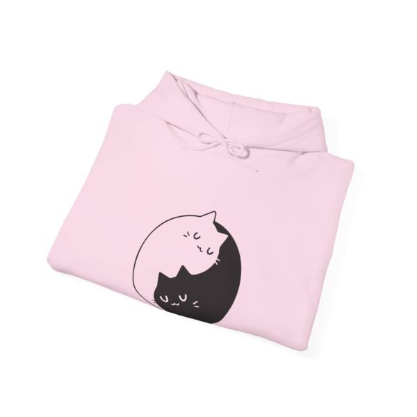 Yin Yang Cats Hooded Sweatshirt - Image 29