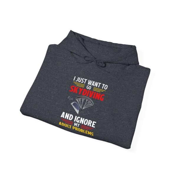 I Just Want To Go Skydiving Hoodie - Image 16