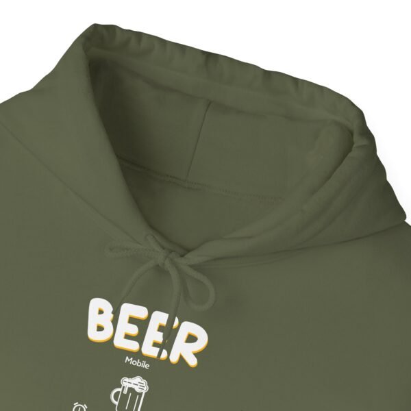 Beer Mobile Hooded Sweatshirt - Image 5