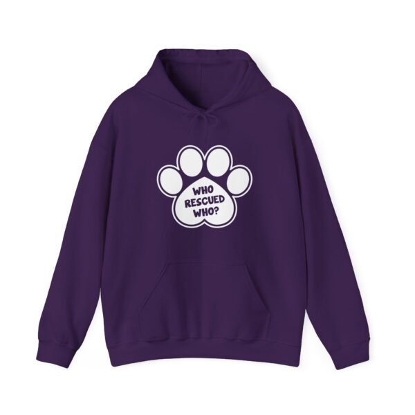 Who Rescured Who Hooded Sweatshirt - Image 25