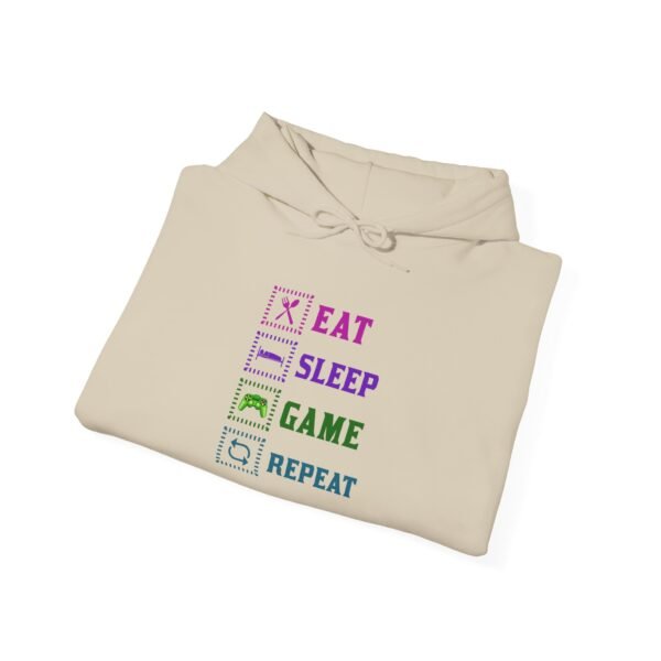 Eat Sleep Game Repeat Hoddie - Image 29