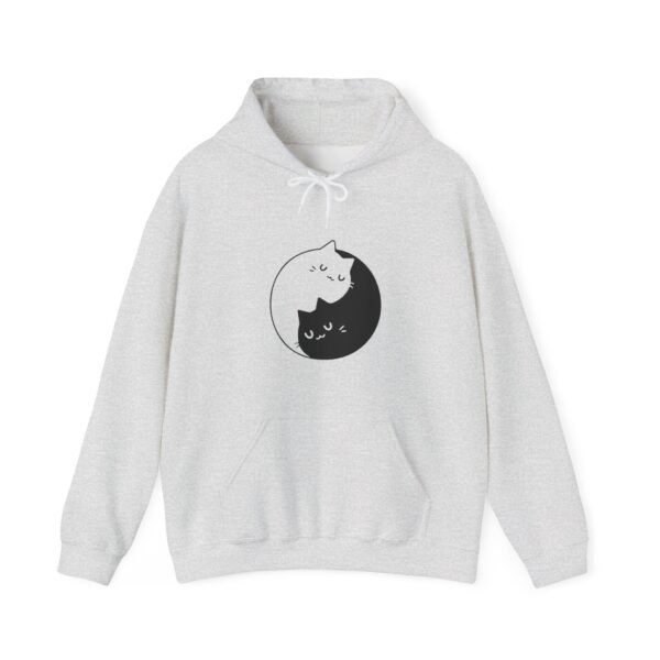Yin Yang Cats Hooded Sweatshirt