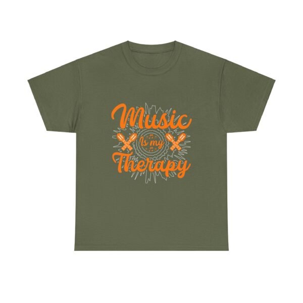 Music is My Therapy Cotton Tee