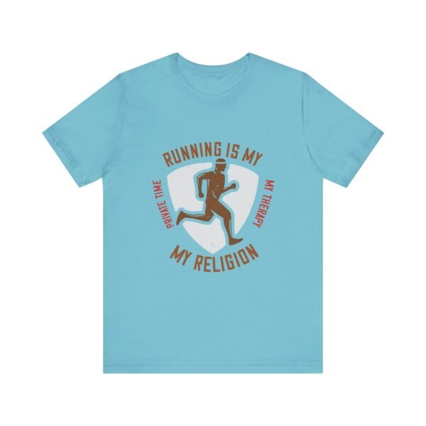 Running is my Religion Short Sleeve T Shirt - Image 10