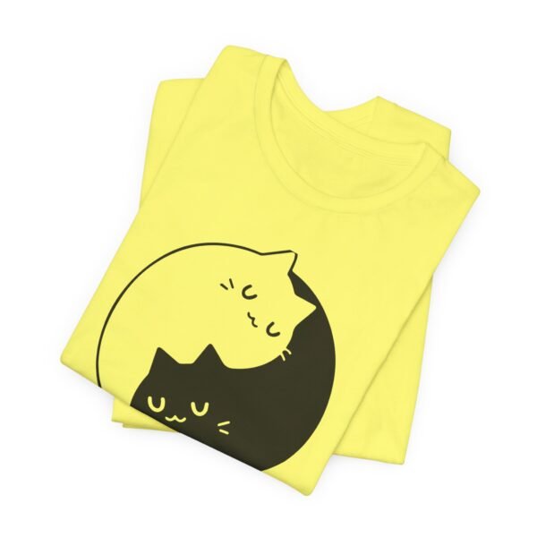 Yin Yang Cats Short Sleeve Tee - Image 23