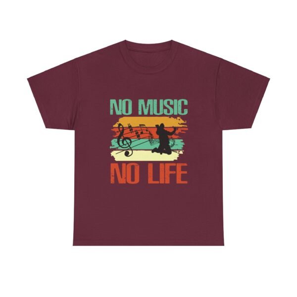 No Music No Life Heavy Cotton Tee